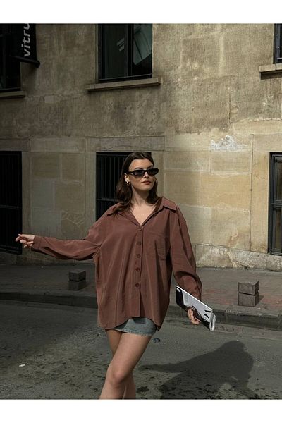 VOLT CLOTHİNG Дамска риза Oversize Modal