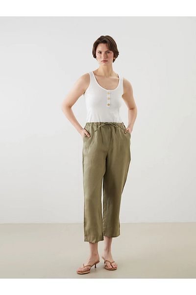LC Waikiki Lcwaikiki Classic Ecru U-Neck Women's Undershirt