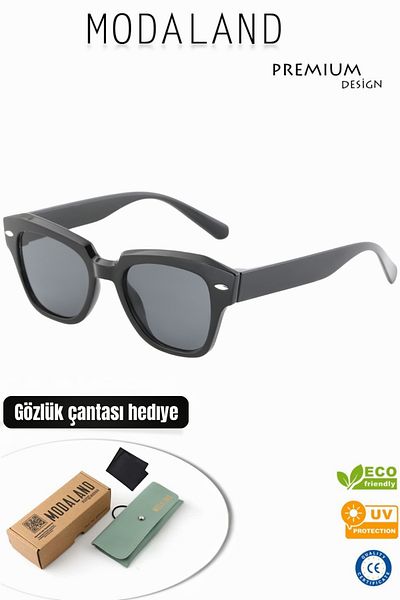 ModaLand Dulcet Black Uv400 Men's & Women's Sunglasses