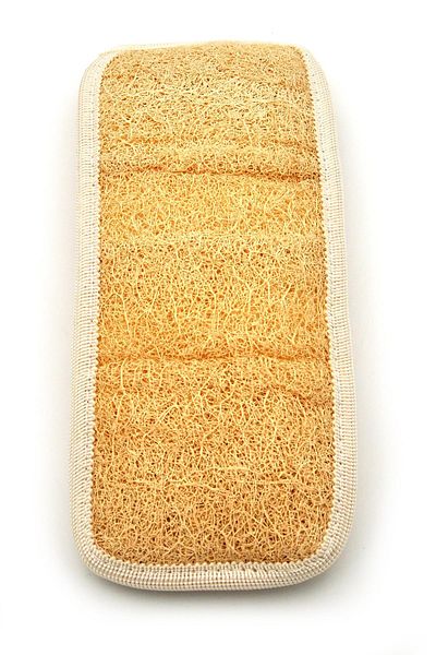 xdeonss Natural Pumpkin Fiber Bath Hammam Back Pouch With String 12x27 cm.