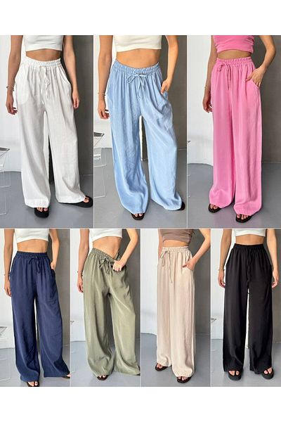 soBasic Pantaloni largi în amestec Tncel