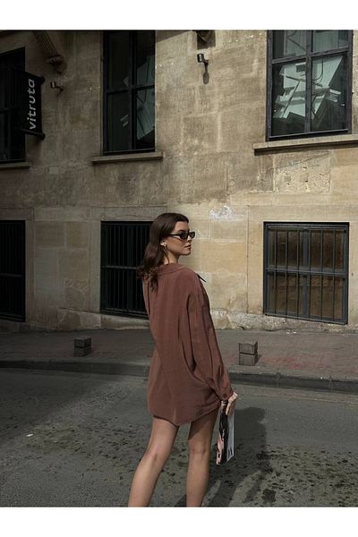 VOLT CLOTHİNG Дамска риза Oversize Modal