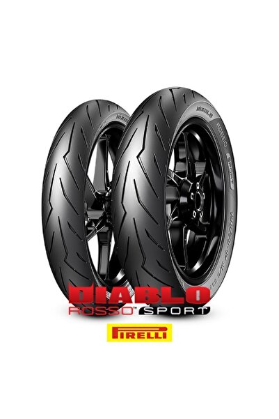 Pirelli Diablo Rosso Sport 110/70-17 54s Ve 140/70-17 66s 2025 Üretim Tarihli