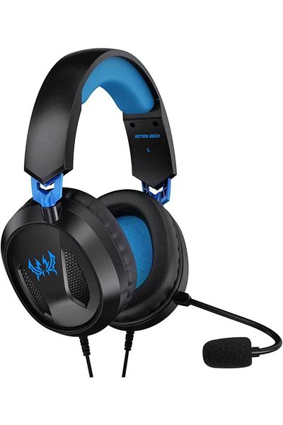 KOTION EACH G3100 3.5mm Wired Over-Ear Gaming Headset with Omnidirectional Microphone and Memory Foam Ear Cushions