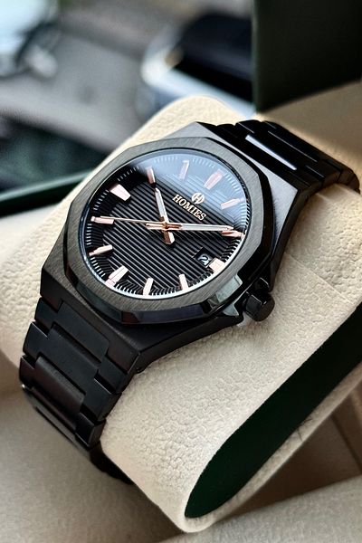Homies Men's Wristwatch 2 Years Warranty with Calendar Display Bracelet Gift.Hmprm978986