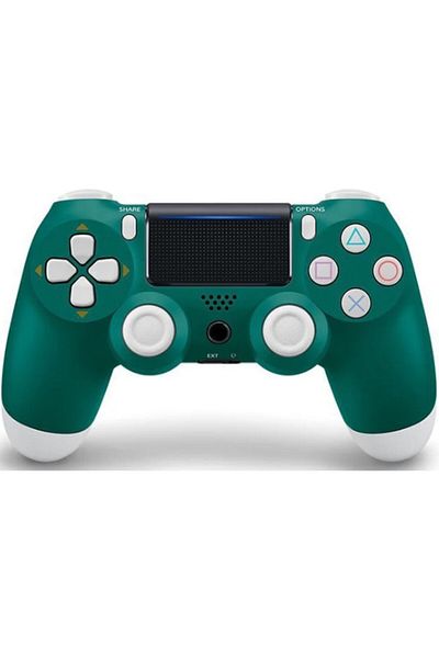 MACVI Controller Wireless Macvi® Doubleshock 4 pentru PS4, PS TV, PS Now, Verde cu Vibratii