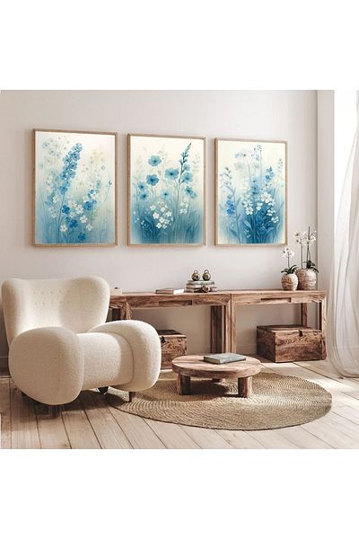 Dekorsiahome 3 Pcs Wood Framed Living Room Hall Kitchen Table Set Set3262