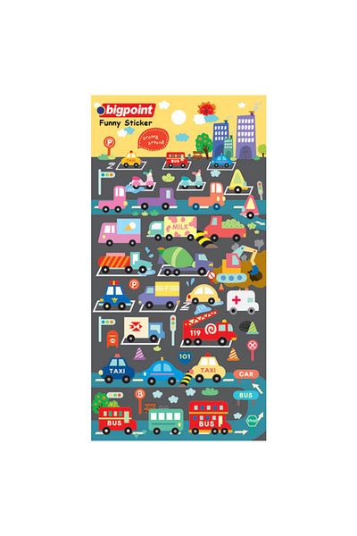 Bigpoint Sticker Vehicles Pack of 15