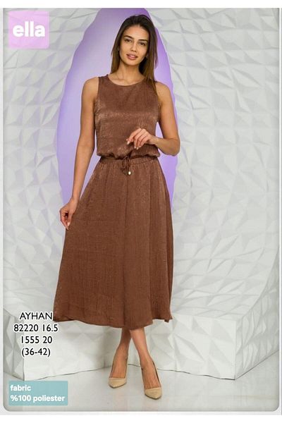 AYHAN Skirt-Blouse Satin Set