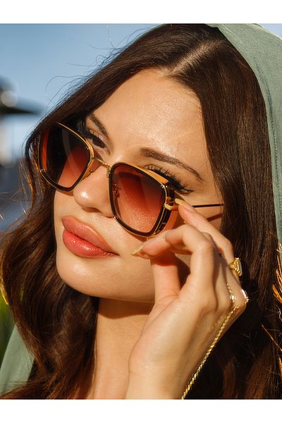 Angel Eyes Rectangular Brown Unisex Sunglasses Ae2008c5b4470