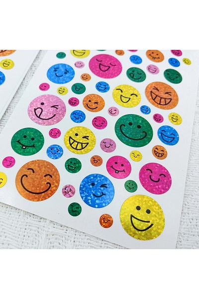 Bigpoint Sticker Hologram Smile 15 Pack
