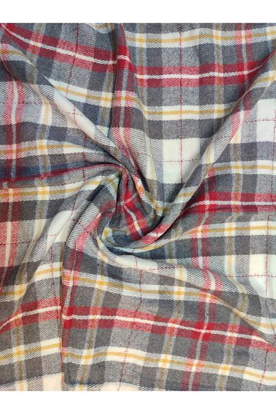 SESLİ HOME Scotch Blanket, TV Blanket Gray Patterned