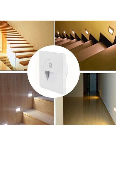 Cata 1w Daylight Sensor CorLadder Arm(WHITE CASE)