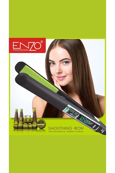ENZO EN-3338 Mini Electric Ceramic Hair Straightener – Compact Design with Fast Heating