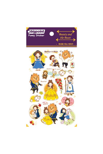 Bigpoint Sticker Beauty and the Beast 15 Pack