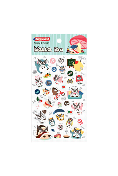 Bigpoint Sticker Owls X 15 Pieces
