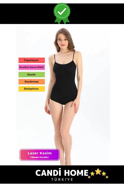 HOBİ CONDİ New Premium Special Series Recovery Body Shaper Non-Slip Non-Marking Comfortable Women's Slip Body