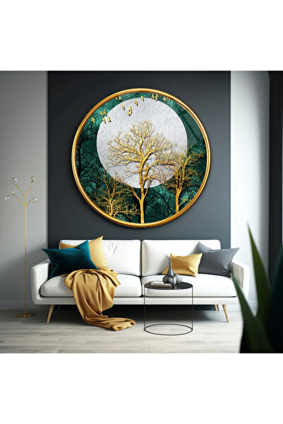 TAULART DREVENO DRVO SA ZLATNIM KORIJENIMA U ŠUMI OKRUGLI NELOMIJIV MODERAN S...