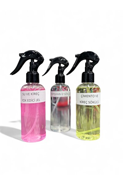 BELLA CAR CARE 200 ml 3 lü Oto Bakım Seti Çimento Sökücü Kireç Yok Edici Jel