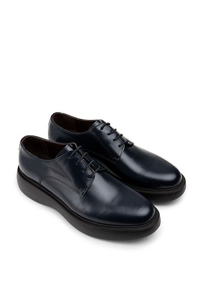 Deery Ανδρικά παπούτσια Casual από γνήσιο δέρμα Navy Blue