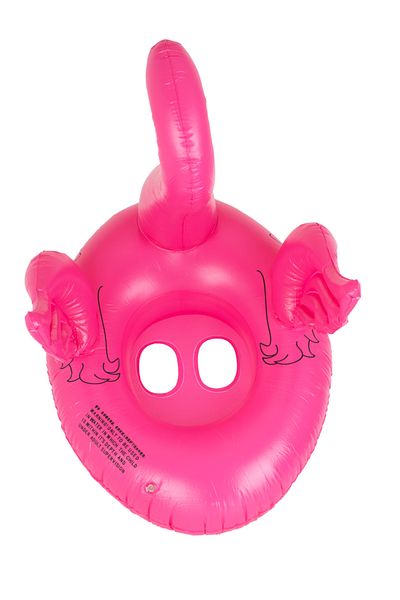 OEM Saltea gonflabila (colac) pentru copii model Flamingo, dimensiune 66 x 47 cm