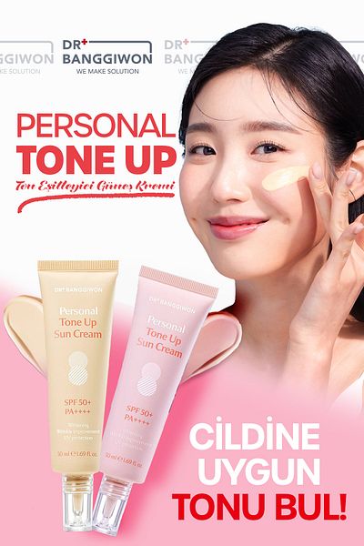 DR BANGGIWON Rose01 Pink & Beige02 Apricot, Equalizing Illuminator, Facial Sunscreen 50+50 ml Toneing Spf50+Pa++++