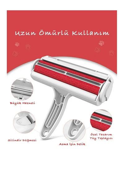 ÇAYLAR AVM Cat Dog Pet Sweater Clothes Clothes Carpet Bedding Feather Cleaner Bristle Dust Collector with Hopper