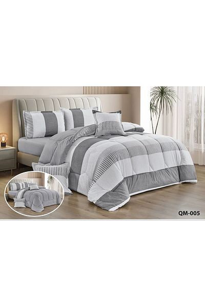 Moon Paradise Roselyn Double Bedspread, 100% Cotton, 6 Pieces