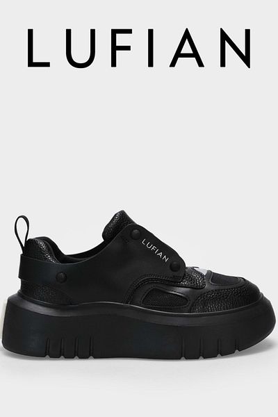 Lufian 122230013 Icy Sneaker Унисекс кожени маратонки, черни