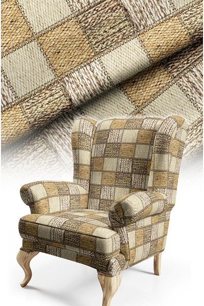 CANİLA Digital Printed Upholstery Sofa Fabric, Throw Pillow, Cushion Covering. Premium Fabric