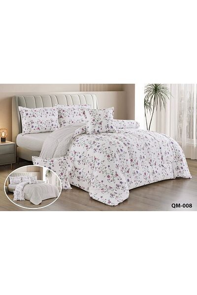Moon Paradise Roselyn Double Bedspread, 100% Cotton, 6 Pieces