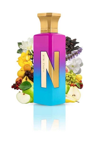 Naseem Perfumes Purple Blue Aqua Perfume Subtle Tone Eau De Parfum For Men & Women 75 ml