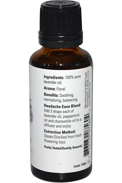 Now Solutions Lavender Oil 1 Oz 100% Pure