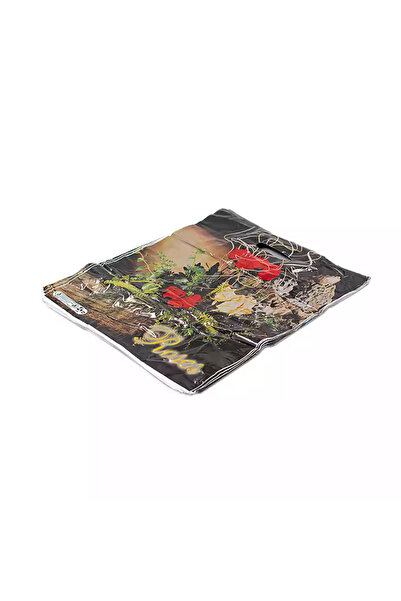 YOK YOK AMBALAJ Renkli Takviyeli Mağaza Poşeti (No:5) 50x60 cm 50’li Paket Mağaza Çantası Renkli Taşıma Poşeti