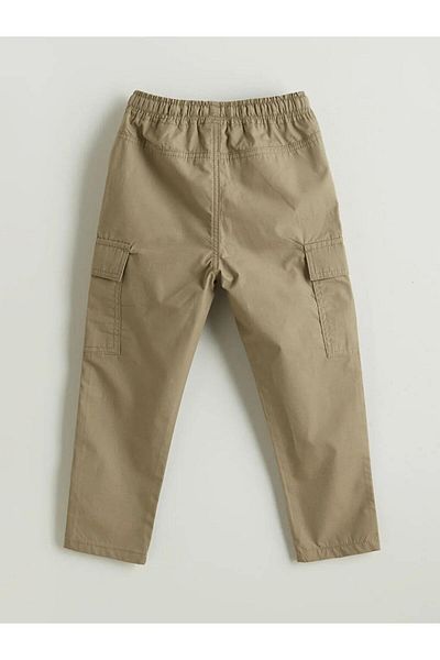 LC Waikiki Lcw Kids Khaki Elastic Waist Boys Cargo Pants