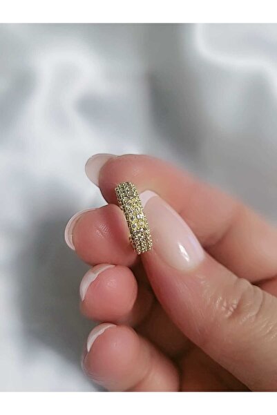 by kayra collection ÇELİK ZİRKON TAŞLI EARCUFF KIKIRDAK KÜPE