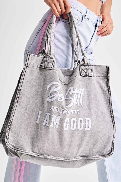 its basic Sötét farmer színű fújtatós pántos farmertáska - két zseb