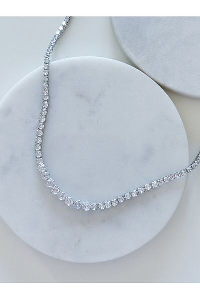 CHARMLUCKY STEEL WATERWAY NECKLACE