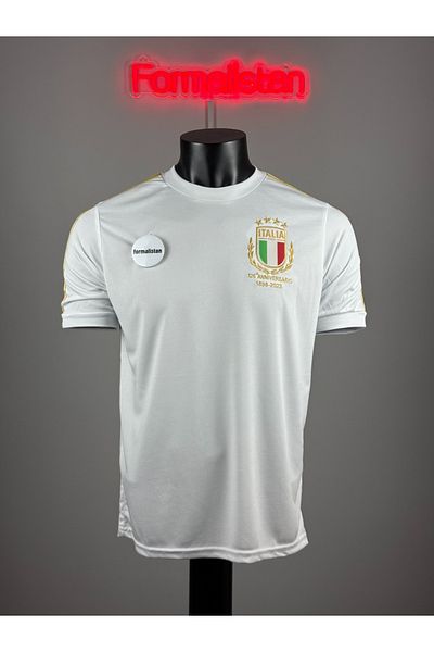 BARBITOS Italy Ati242 White 125Th Anniversary Special Design No-Name Jersey-White