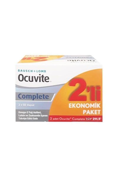 Seddar Collection Ocuvite Complete 60 Capsules 2 Pack - Economic Package Second 30%