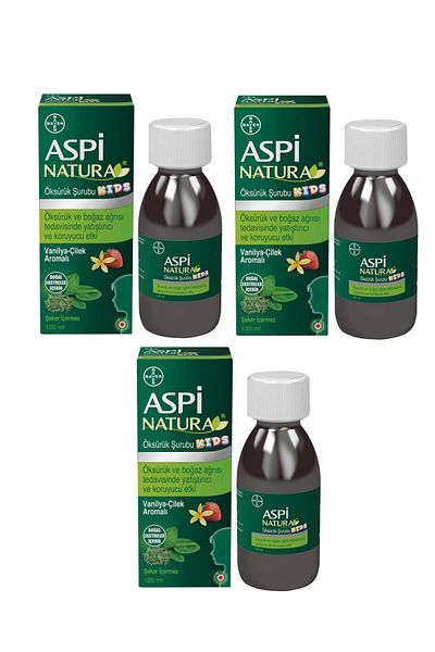 Seddar Collection Aspinatura Kids Syrup Vanilla & Strawberry 120 ml 3 Pieces