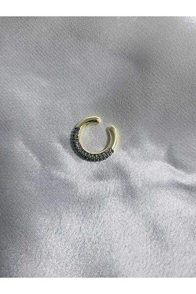 by kayra collection ÇELİK ZİRKON TAŞLI EARCUFF KIKIRDAK KÜPE