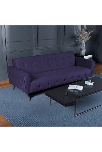 BACK COMFORT سرير أريكة مخملي SleepEase - أريكة فاخرة قابلة للطي 2 في 1 وسرير للضيوف، مريحة وموفرة للمساحة