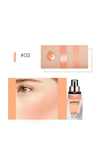 YOLAND BEAUTY Yoland Beauty Orange Liquid Blush Shade 02