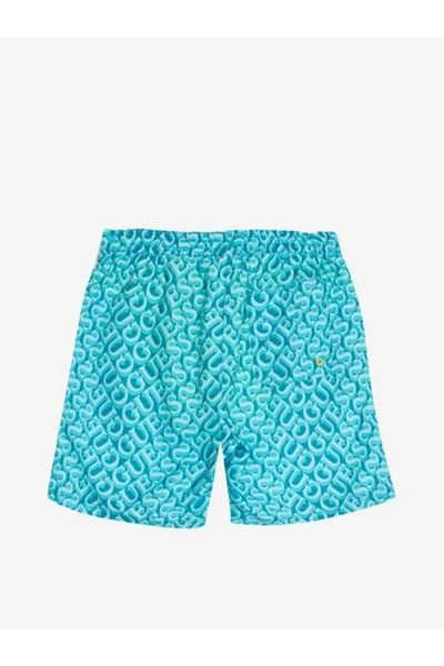 Guess Ανδρικό γκρι μαγιό Swimtrunk Medium Aop F4gt06wg2a2-p7vv