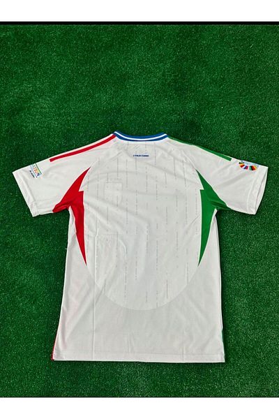 BARBITOS Italy White Euro24 Away Unnameless Jersey-White