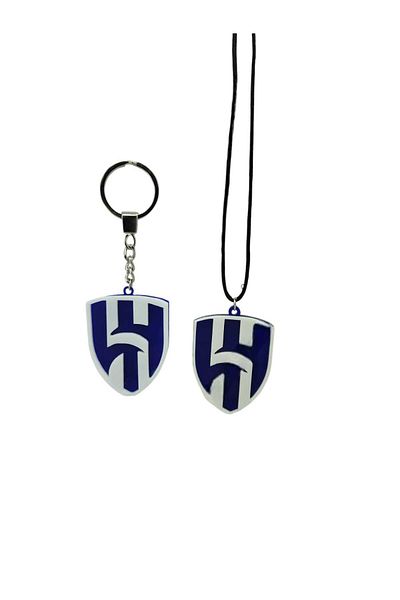 ماركة غير محددة Car Mirror Hanger And Acrylic Keychain Set