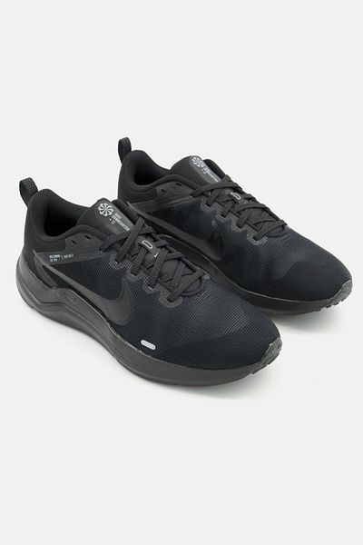 Nike Men Downshifter 12 Lace Up Running Shoes, Black