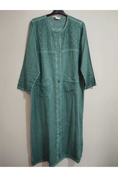 anne moda ankara 1ης ποιότητας, πλυμένο βαμβακερό, με κουμπιά φεράζε/παραγενέστερο