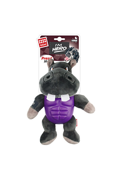 Gigwi Superhero Hippo Plush Toy with 8090 Voices